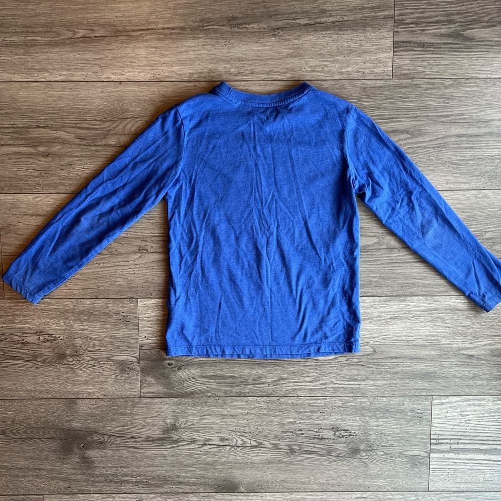 Cat & Jack Boy Long Sleeve Monster Truck Tee T-Shirt Blue Small 6/7 - Picture 2 of 6